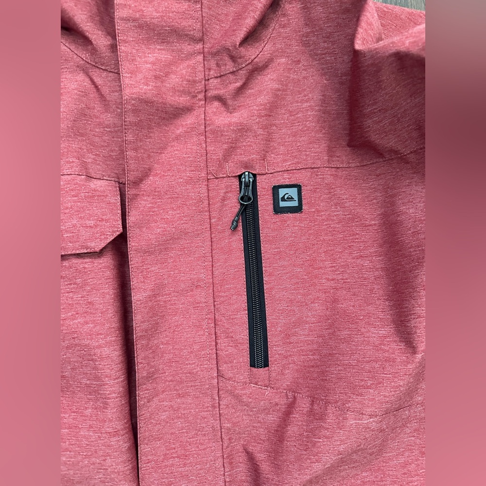 Quiksilver Men's Red Ski Jacket - Picture 2 of 4